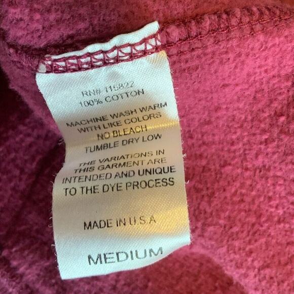 Authentic Retro Sports Hooded Top Womens Size Medium Short Sleeve Activewear - Picture 7 of 7